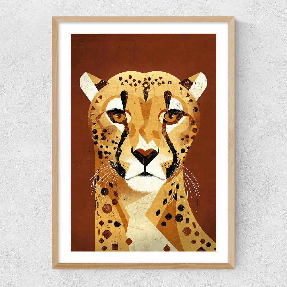 East End Prints Cheetah