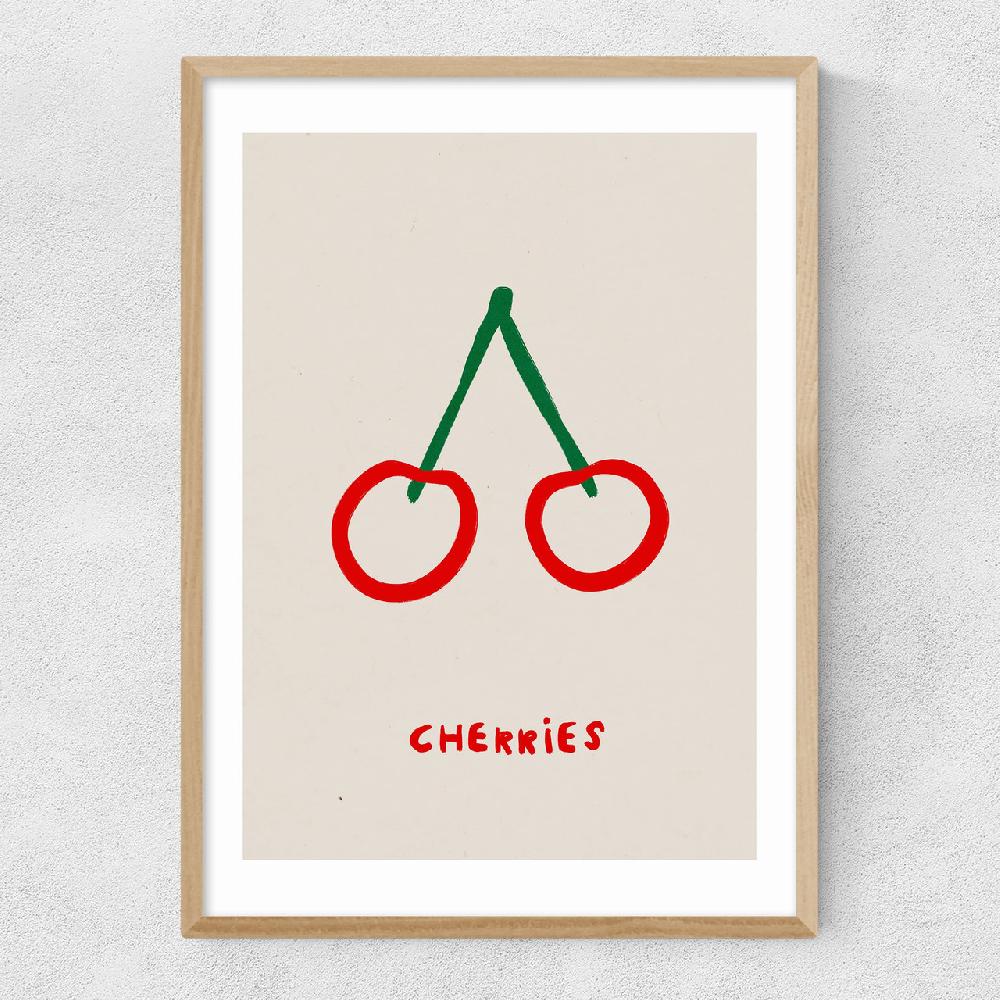 East End Prints Cherries By SimplyExtraJordanary