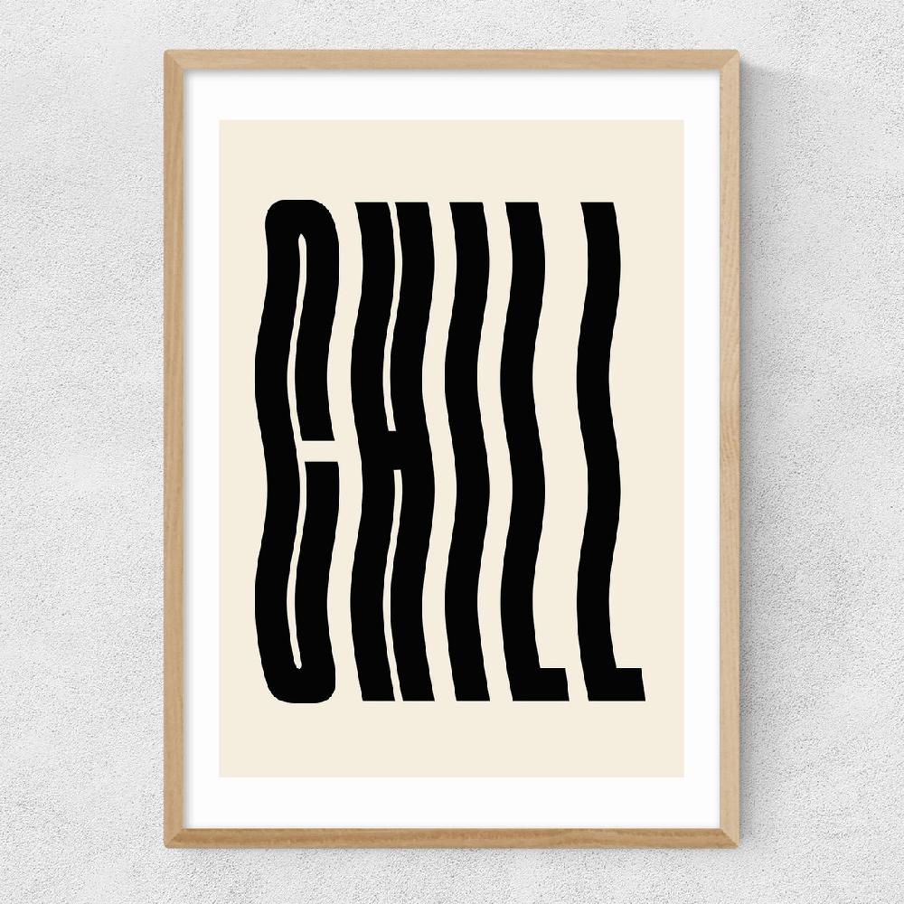 East End Prints Chill By Luxe Poster Co