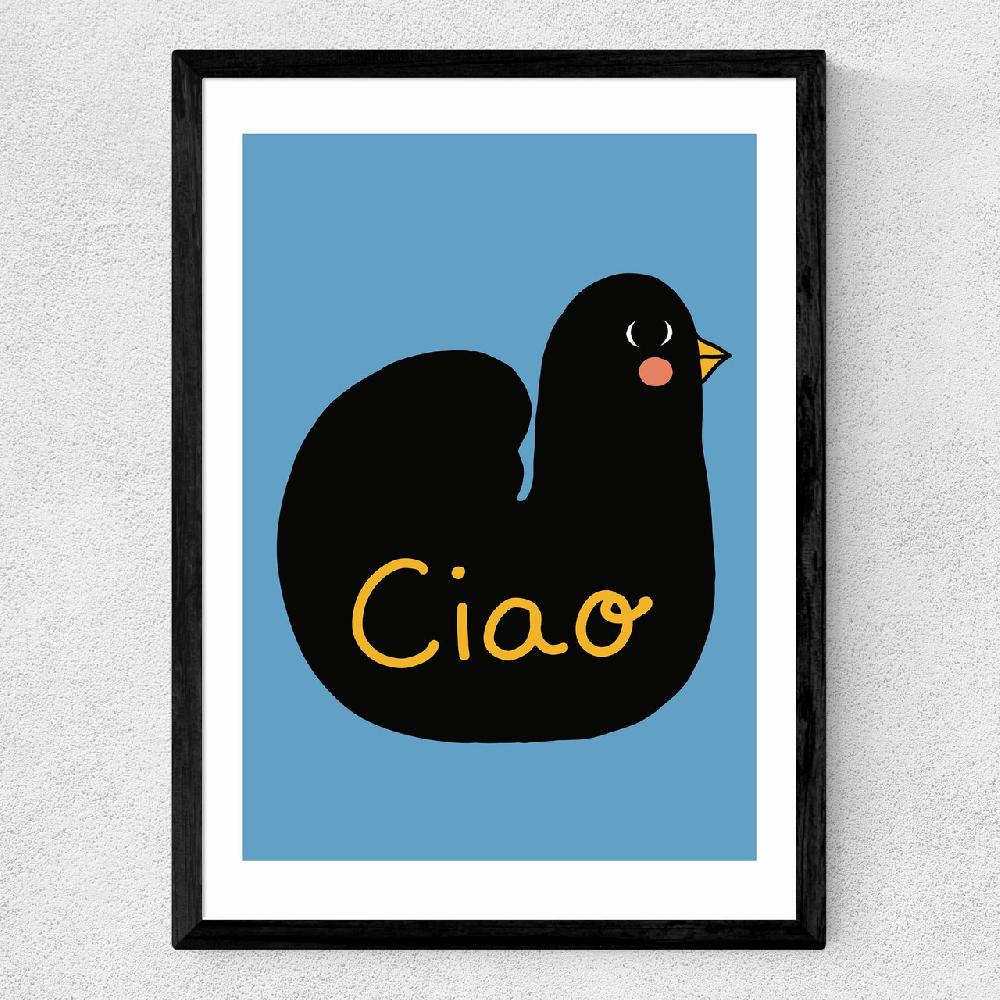 East End Prints Ciao Bird