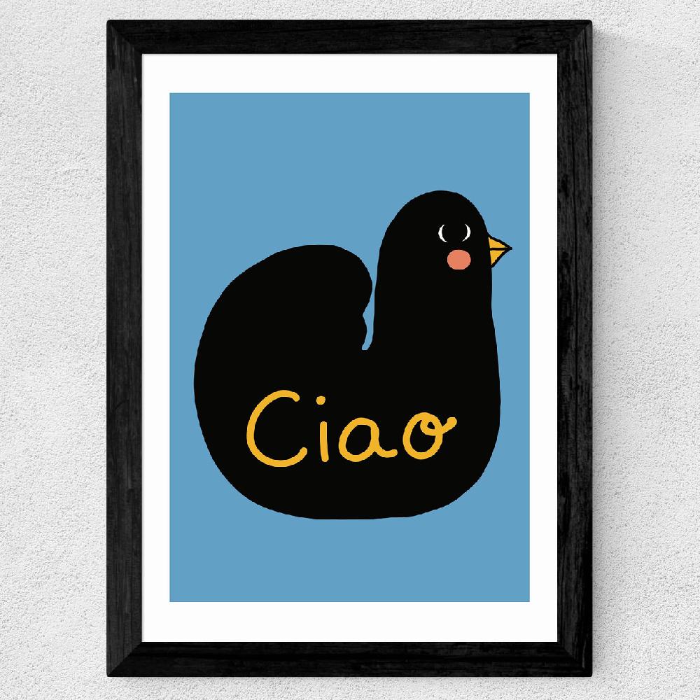 East End Prints Ciao Bird
