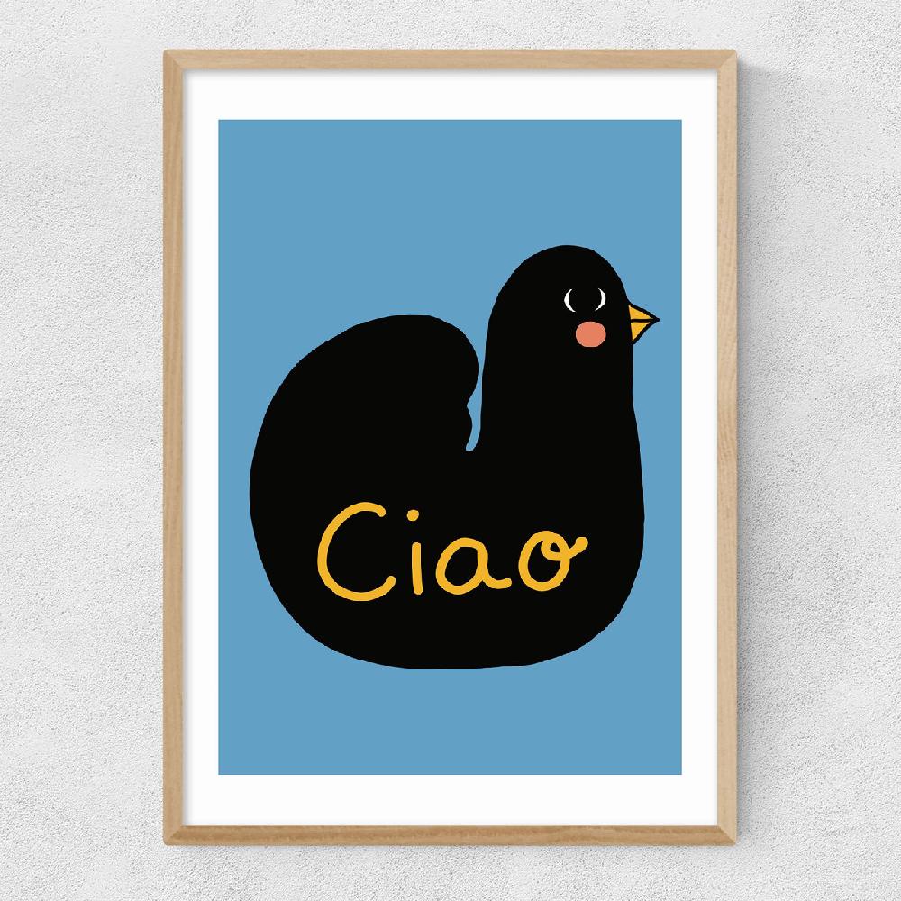 East End Prints Ciao Bird