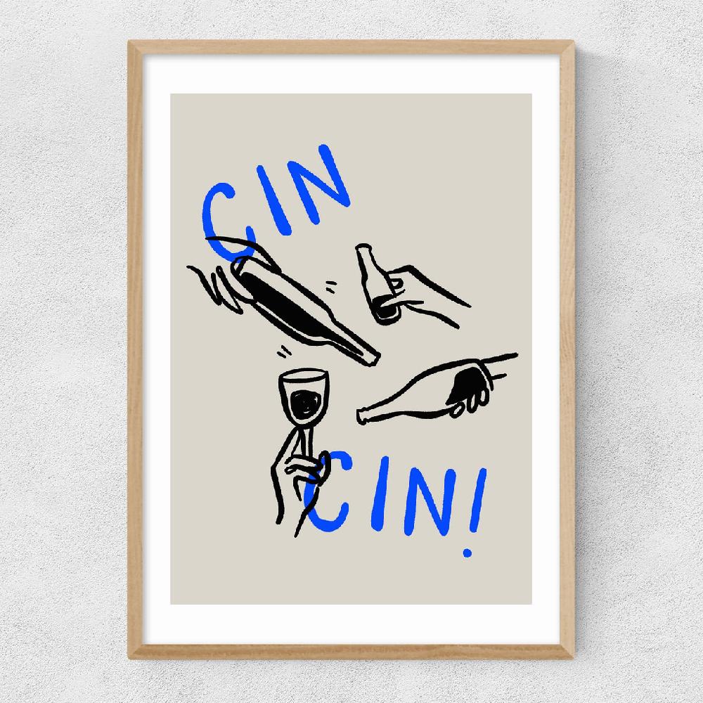 East End Prints Cin Cin By SimplyExtraJordanary