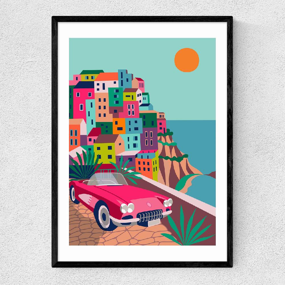 east end prints Cinque Terre