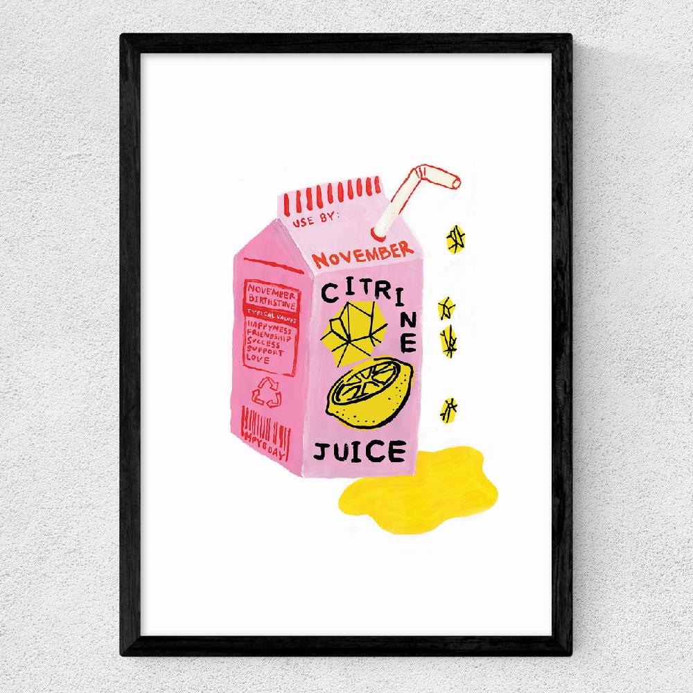 East End Prints Citrine