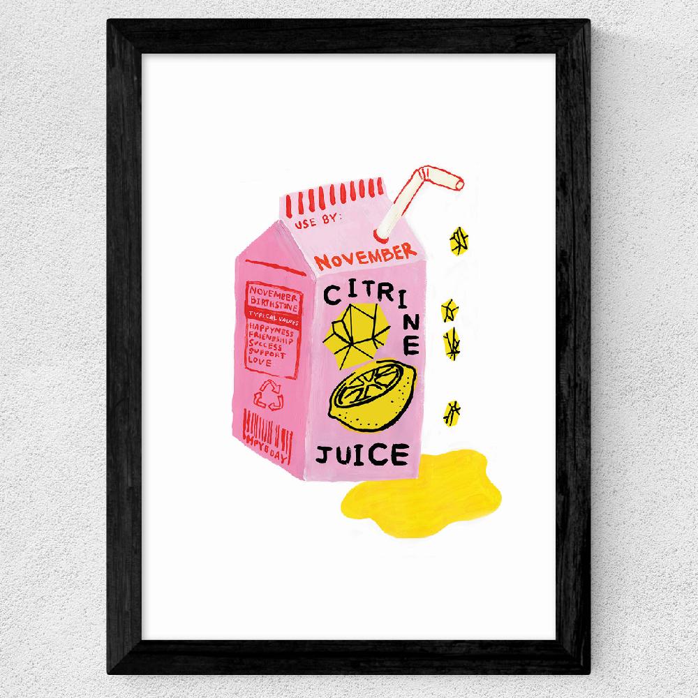 East End Prints Citrine