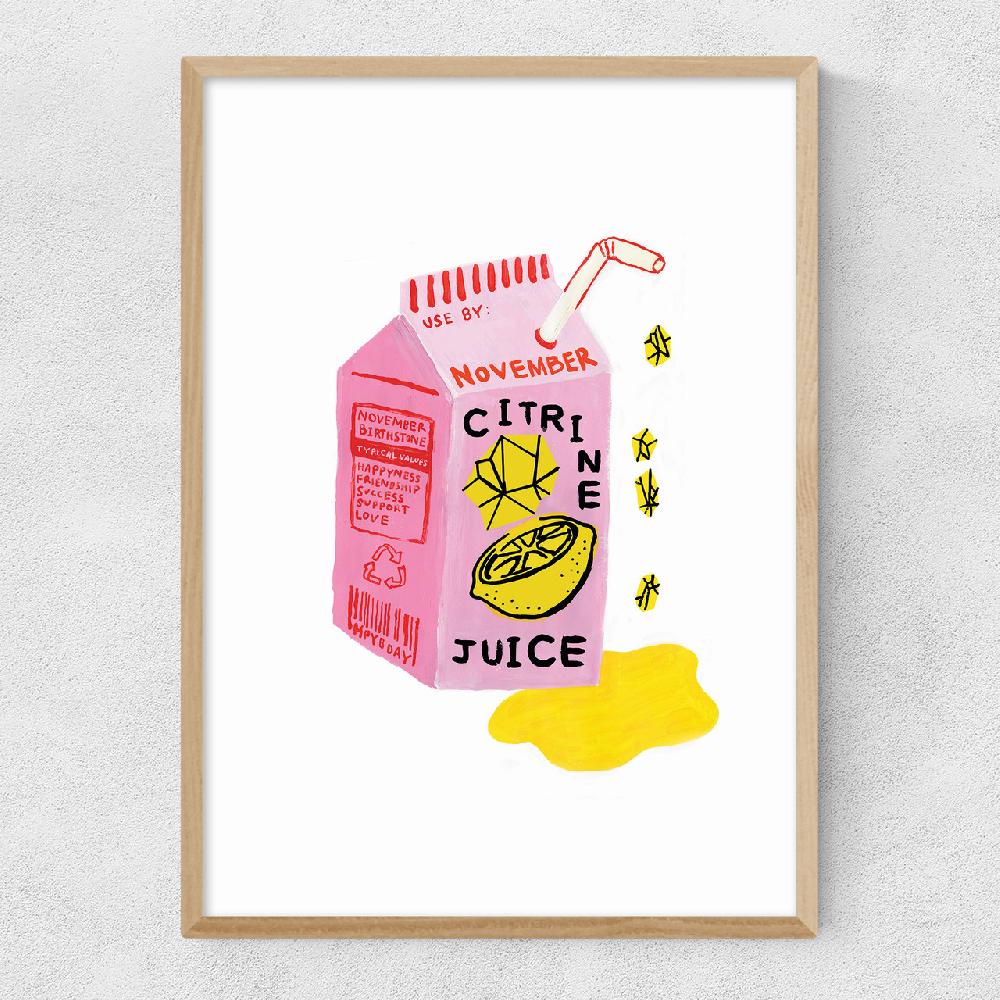 East End Prints Citrine