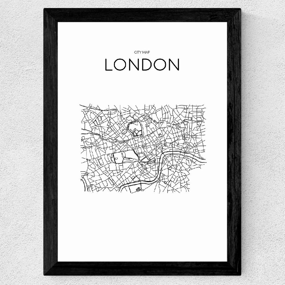 East End Prints City Map London