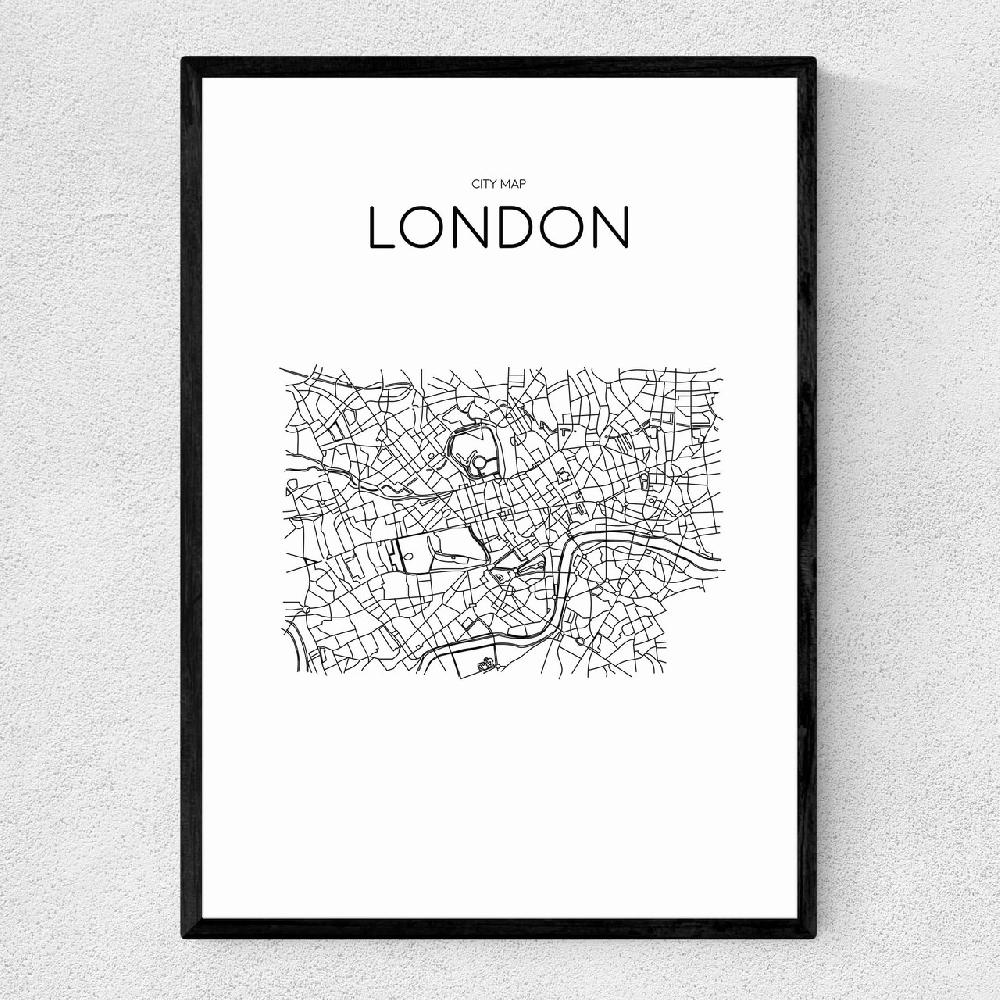 east end prints City Map London