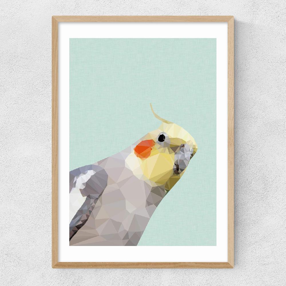 East End Prints Cockatiel