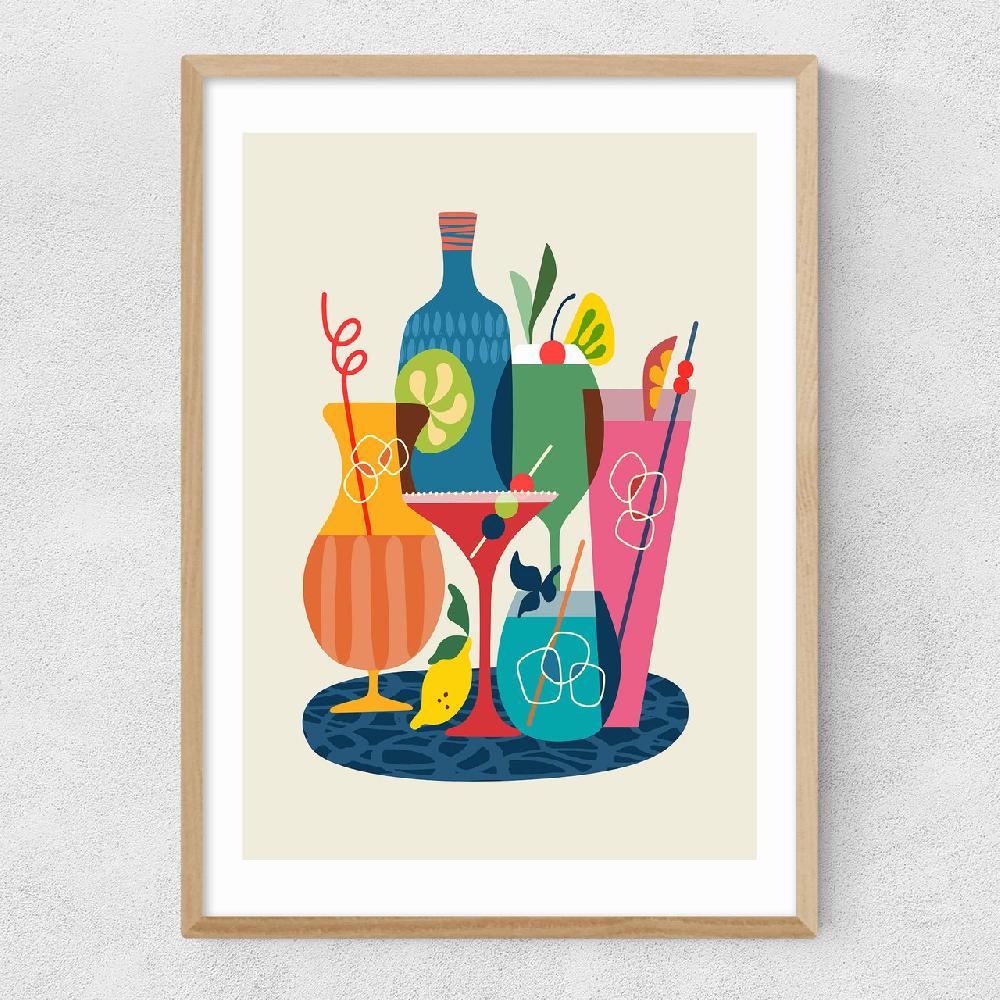 East End Prints Cocktails By Rachel Lee