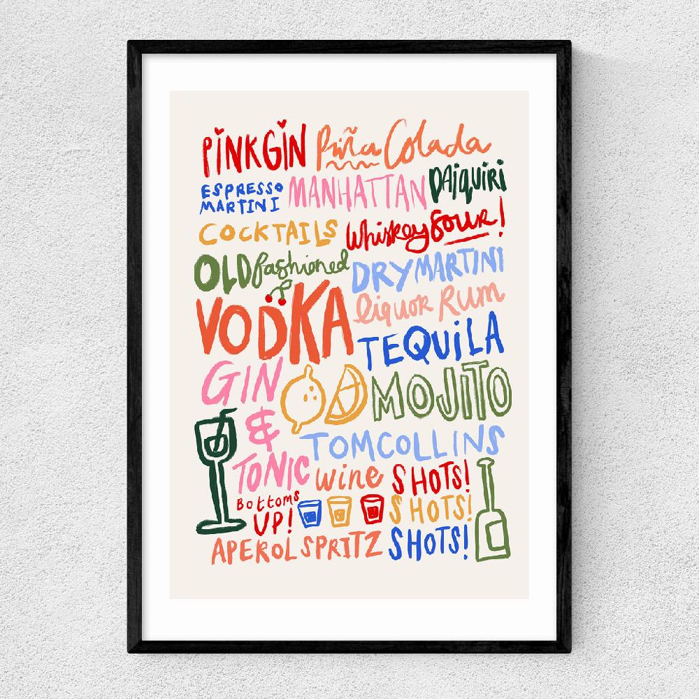 east end prints Colourful Cocktails