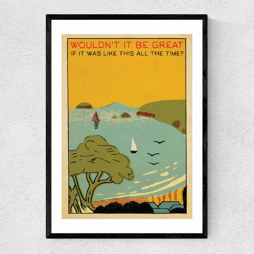 east end prints Coney Island by Indieprints