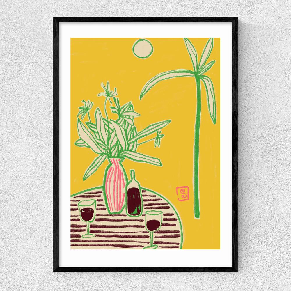 east end prints Conversation By The Sea