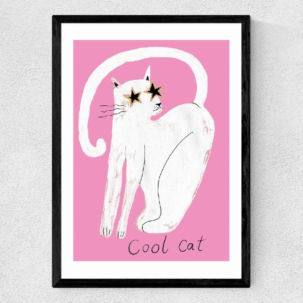 East End Prints Cool Cat