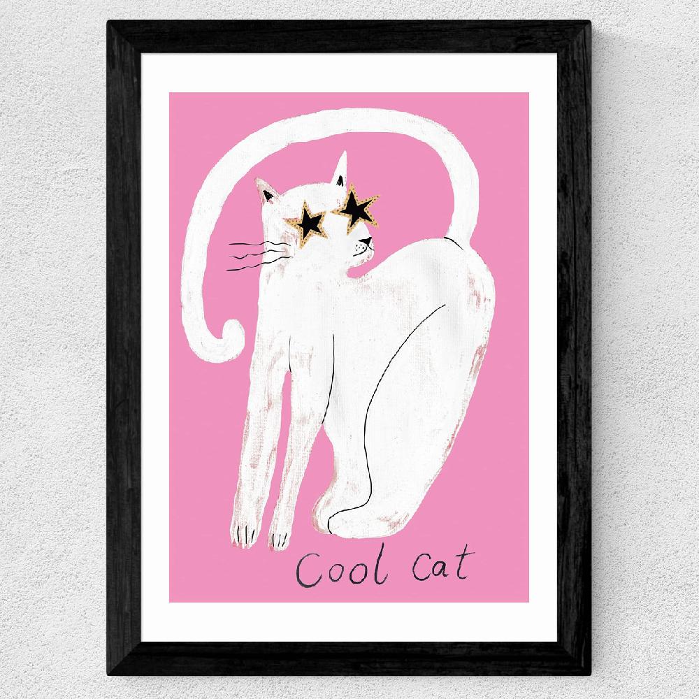 East End Prints Cool Cat