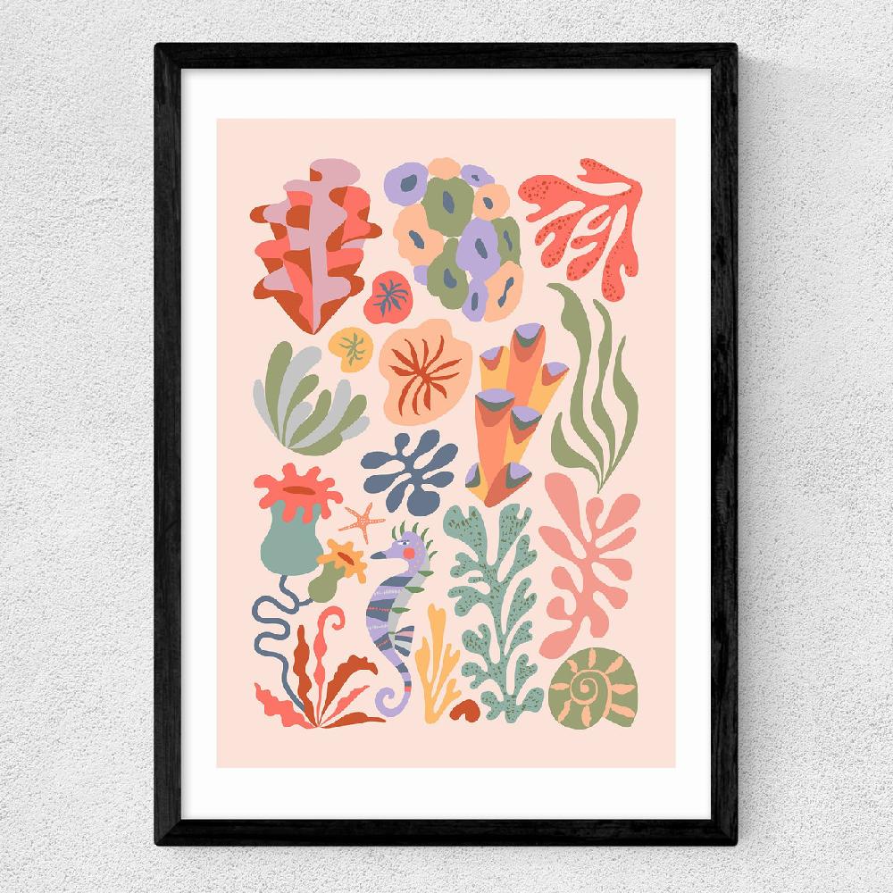 East End Prints Coral By Rachel Lee
