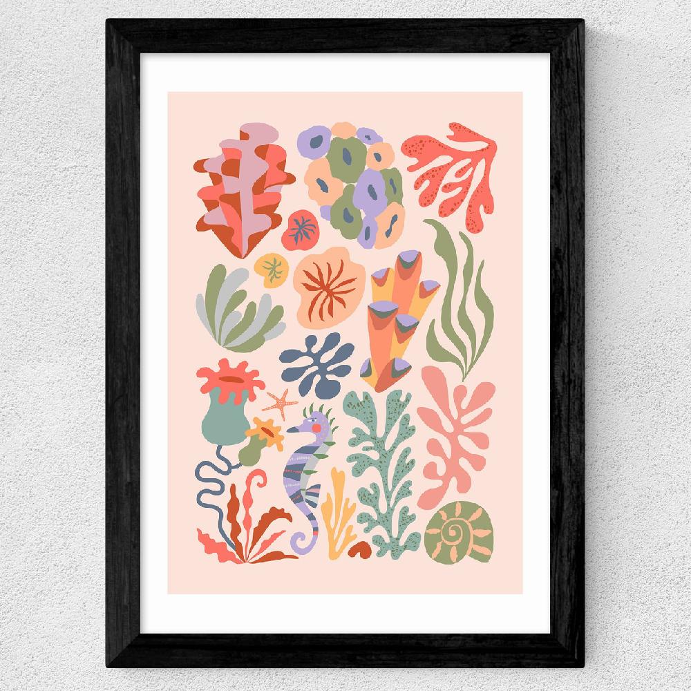 East End Prints Coral By Rachel Lee