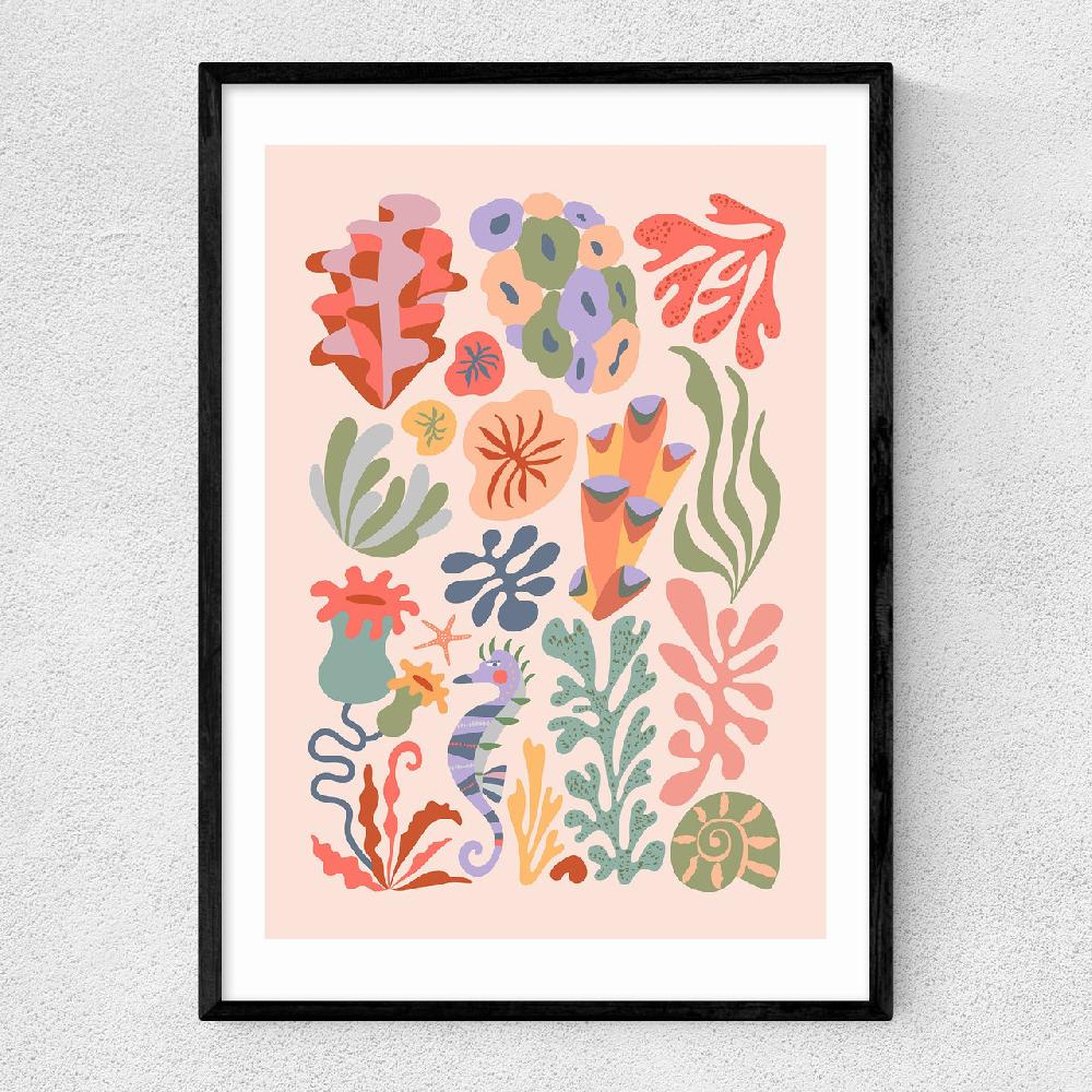 east end prints Coral by Rachel Lee