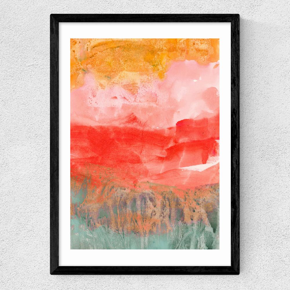 East End Prints Coral Horizon