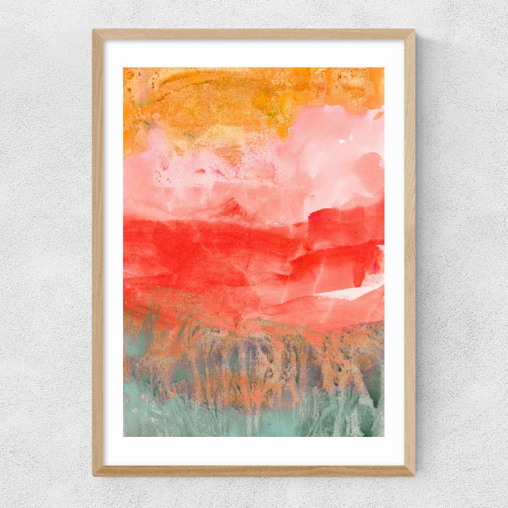 East End Prints Coral Horizon