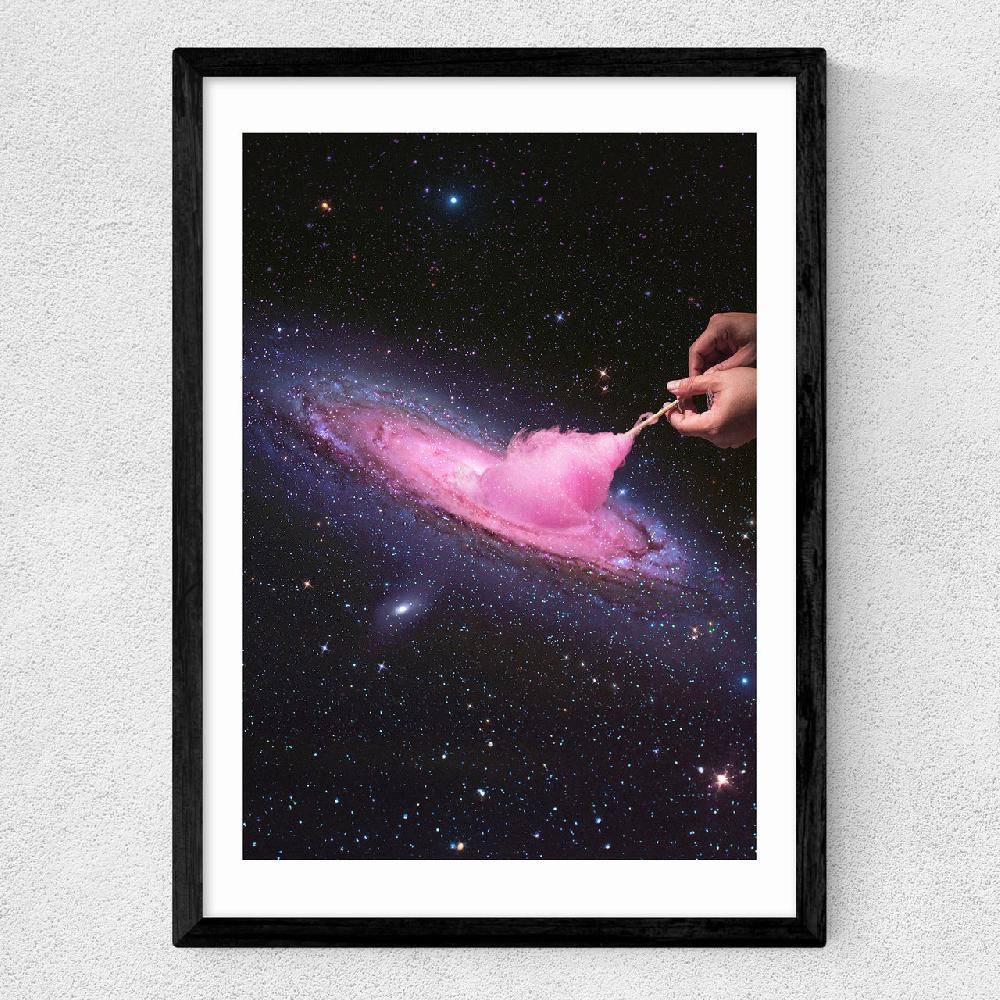 East End Prints Cosmic Cotton Candy