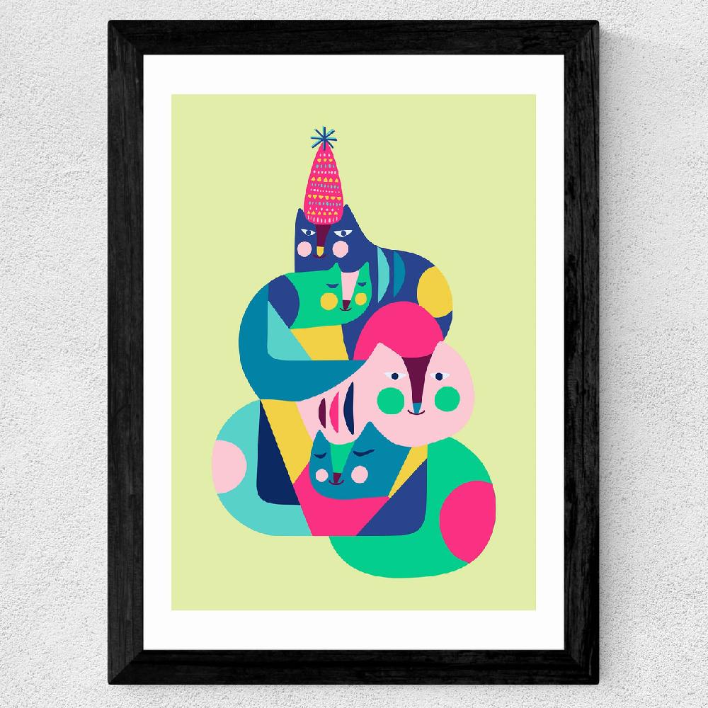 East End Prints Cozy Cats