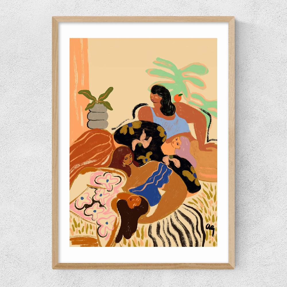 East End Prints Cozy Wozy
