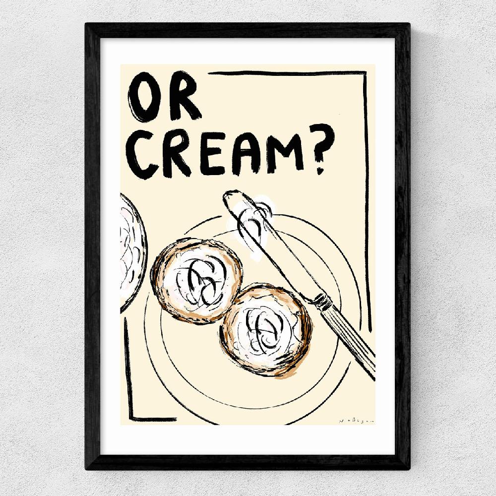 East End Prints Cream