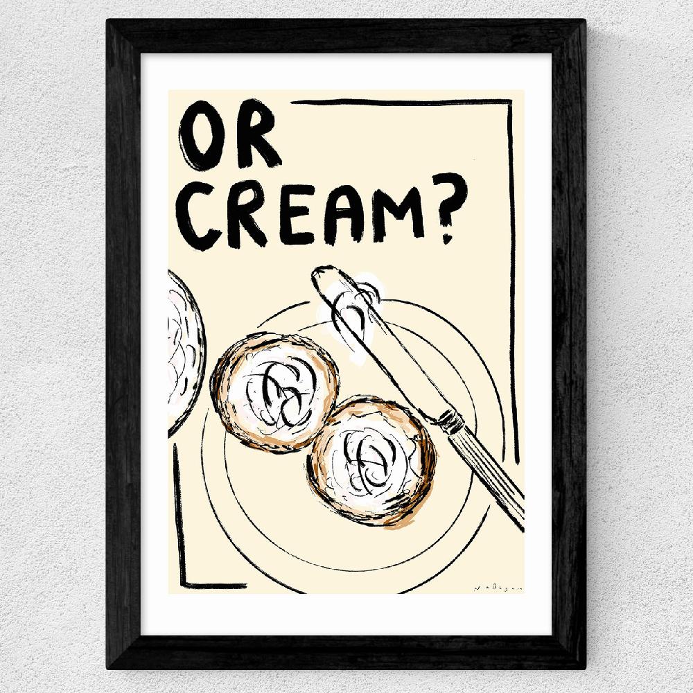 East End Prints Cream