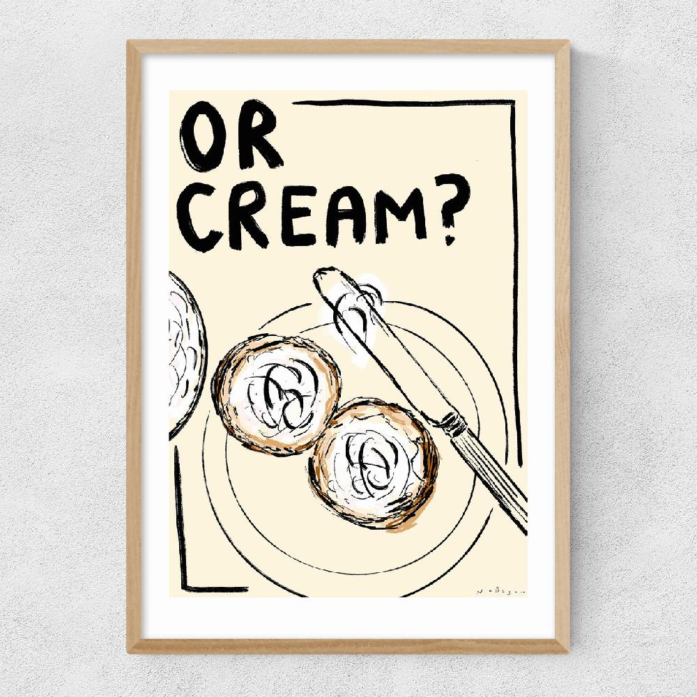 East End Prints Cream