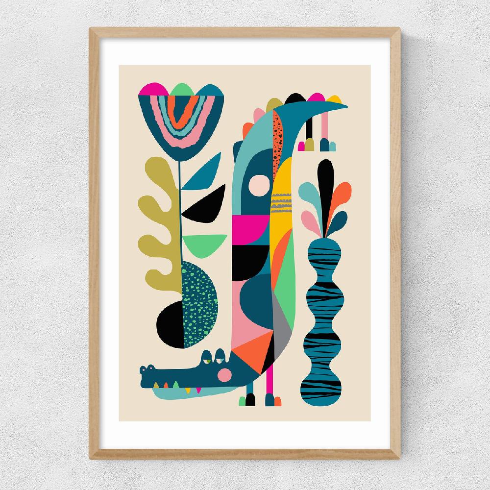 East End Prints Crocodile