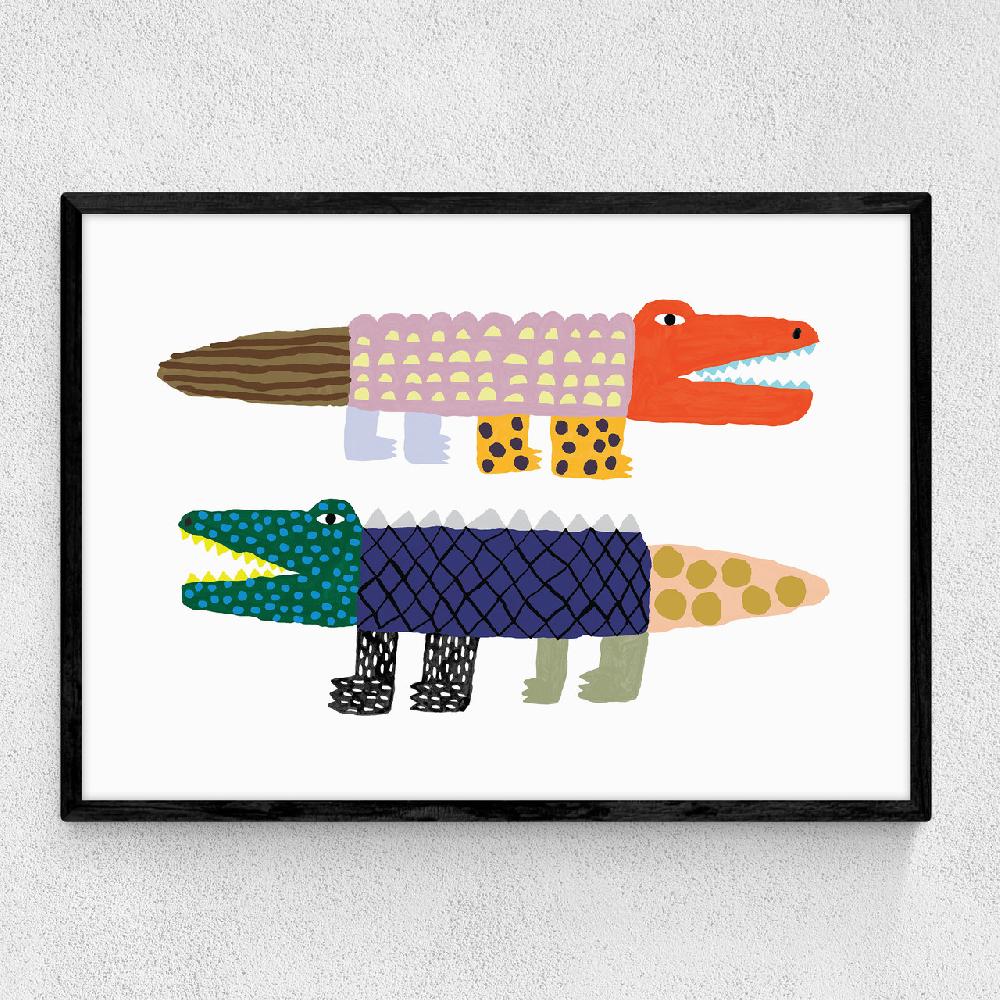 east end prints Crocodile and Aligator
