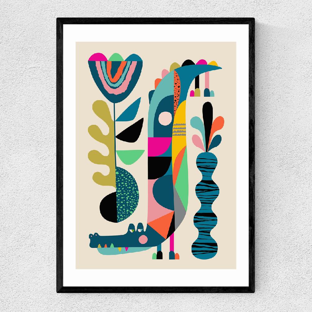 east end prints Crocodile