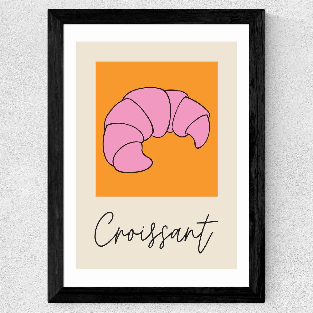 East End Prints Croissant By Inoui
