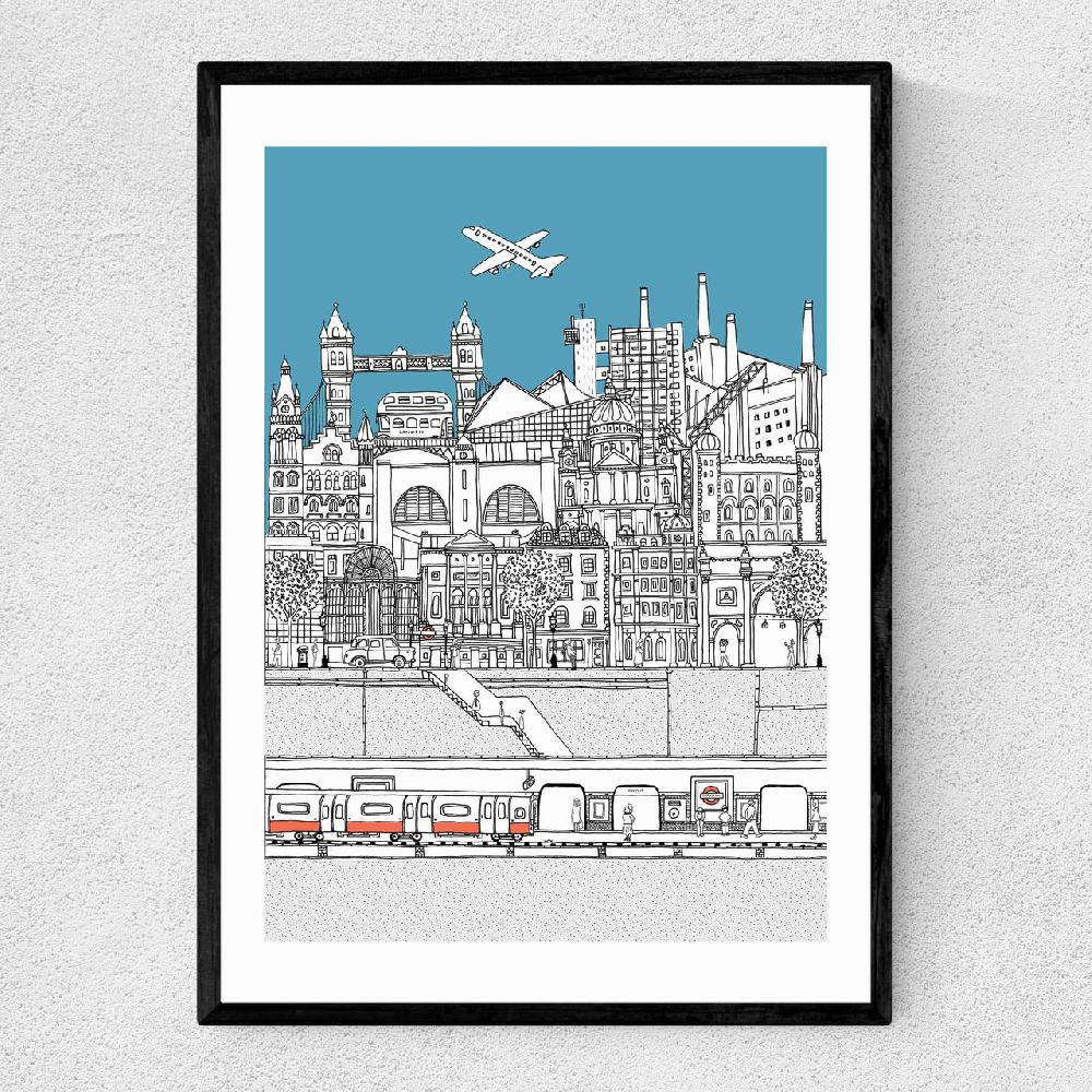 east end prints Cross Section London