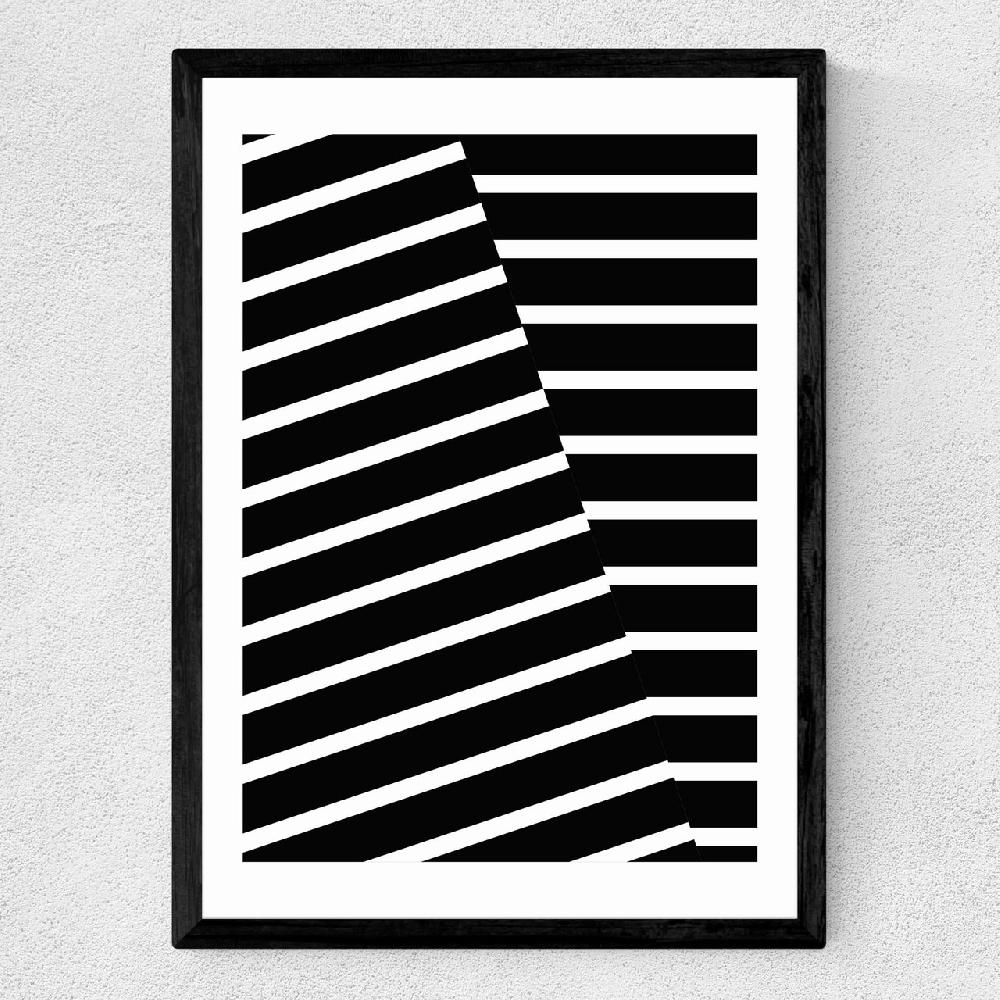 East End Prints Crossed Lines
