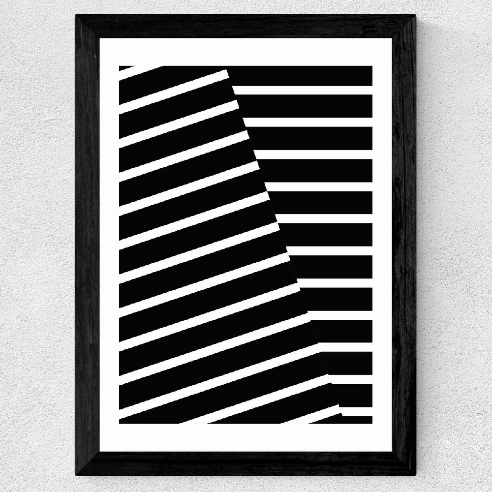 East End Prints Crossed Lines