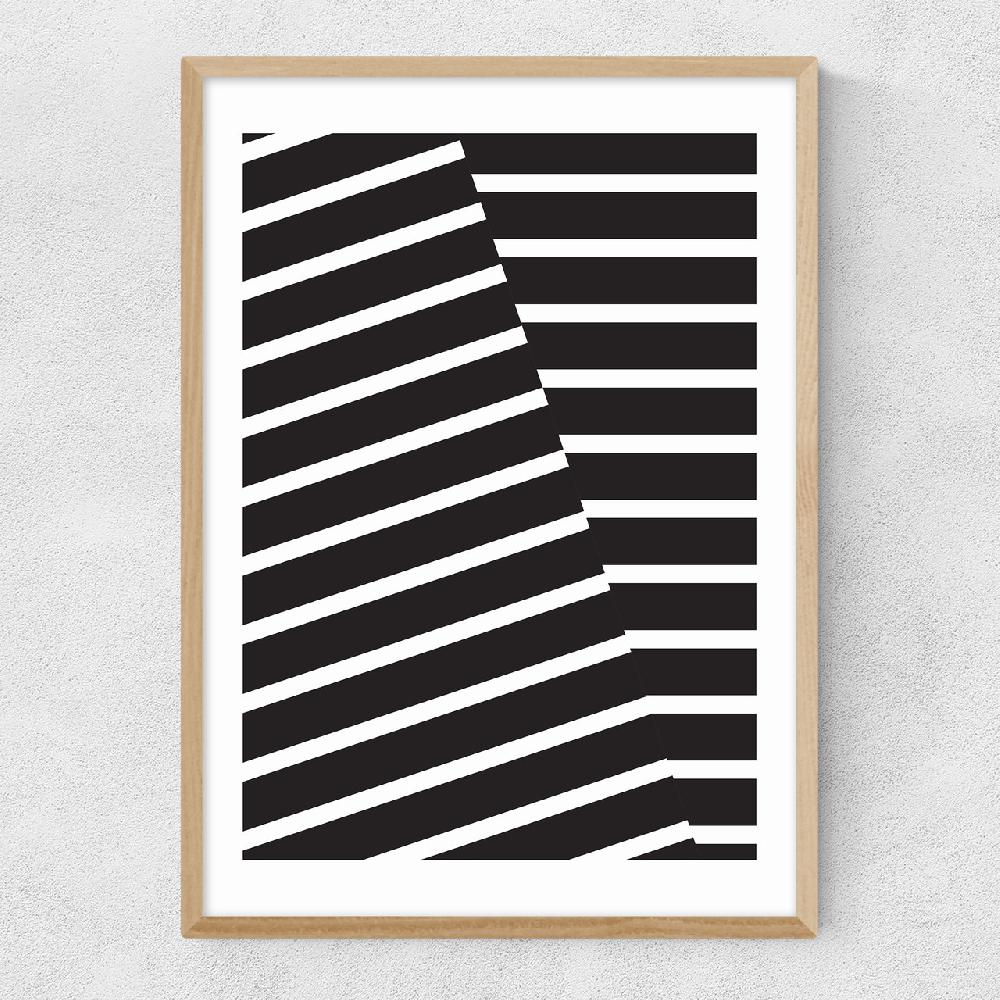 East End Prints Crossed Lines