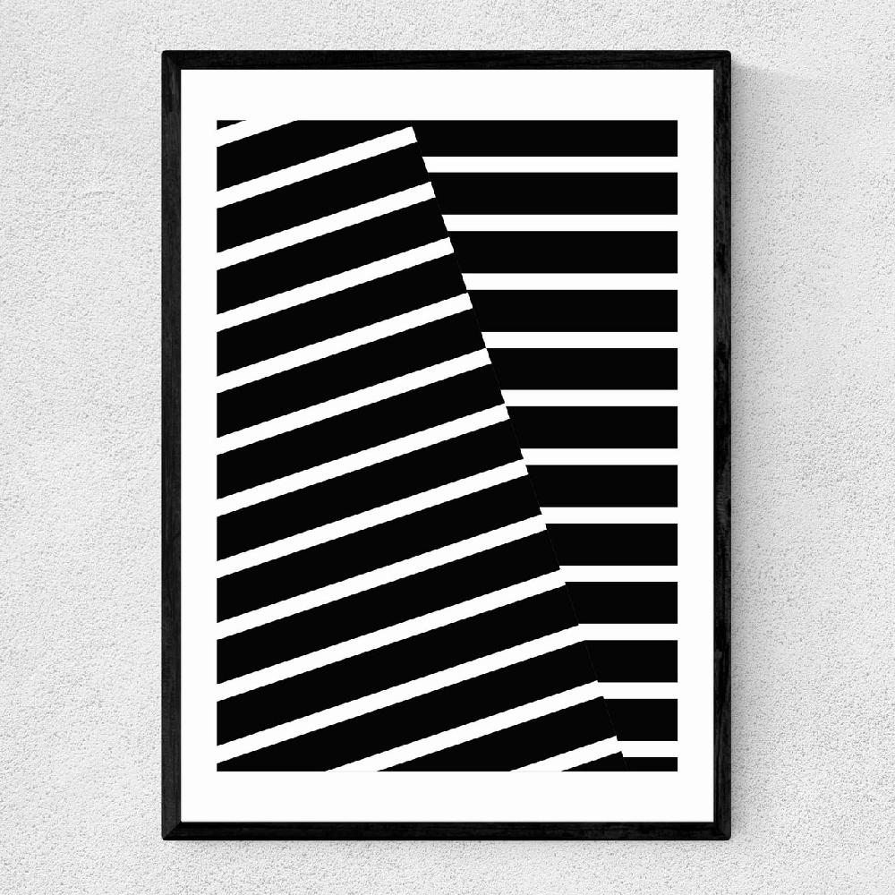 east end prints Crossed Lines