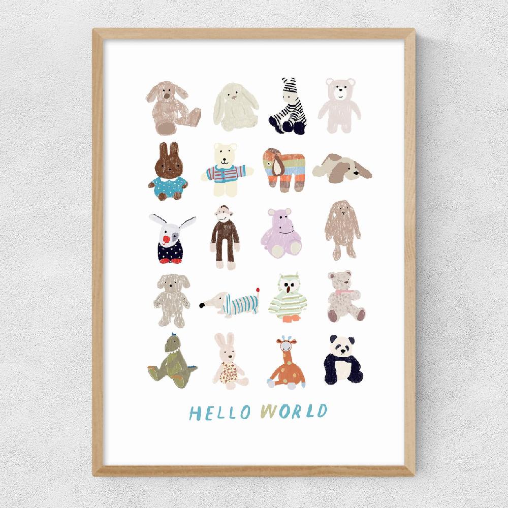 East End Prints Cuddly Toys