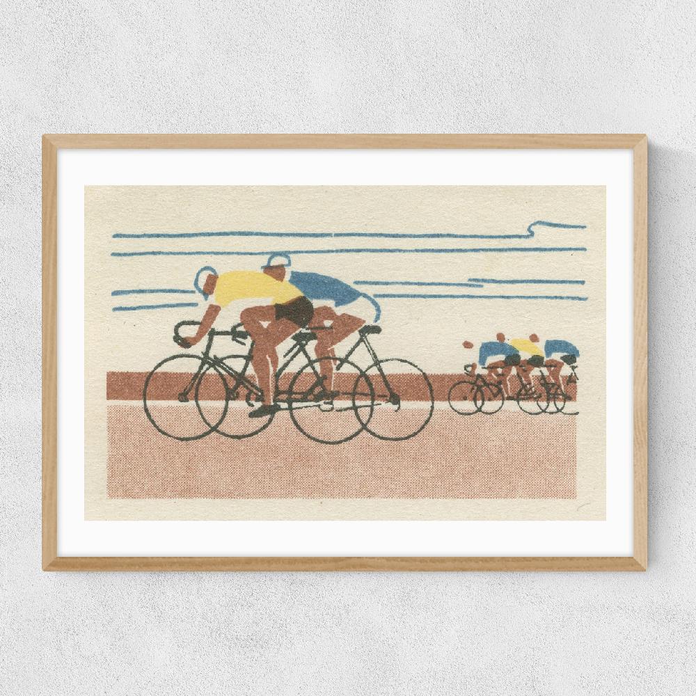 East End Prints Cycling Matchbox