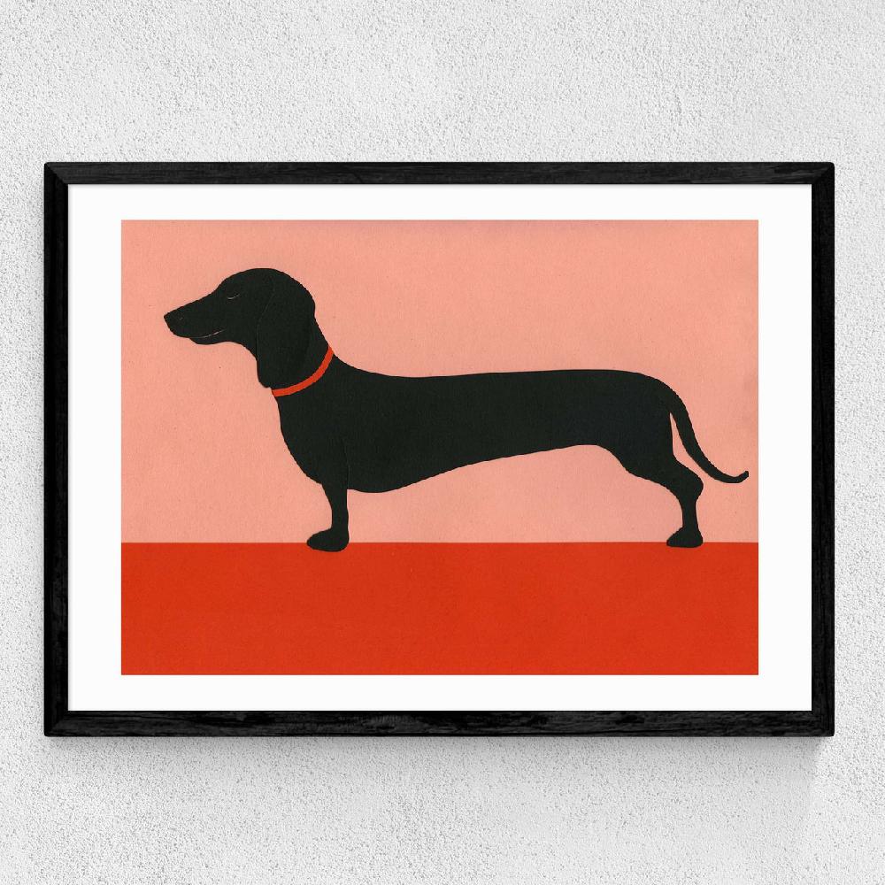East End Prints Dachshund