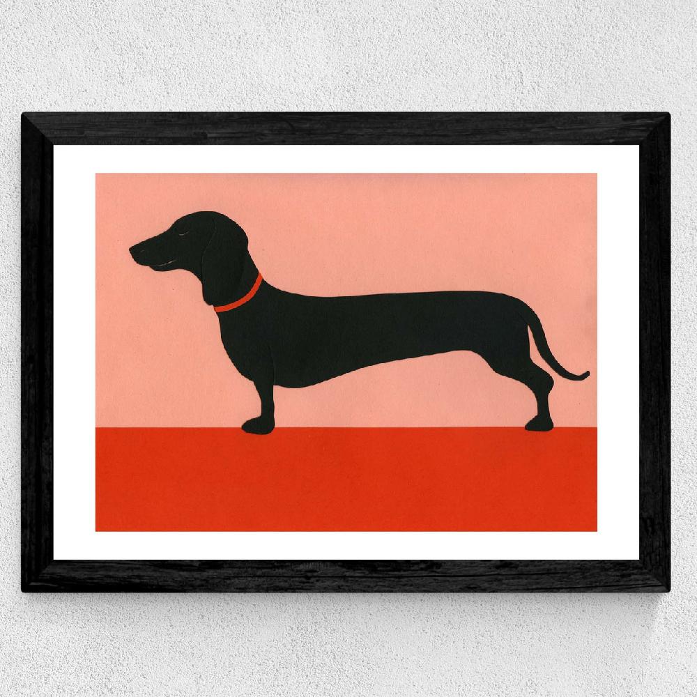 East End Prints Dachshund