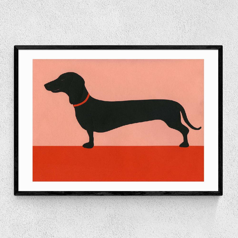 east end prints Dachshund