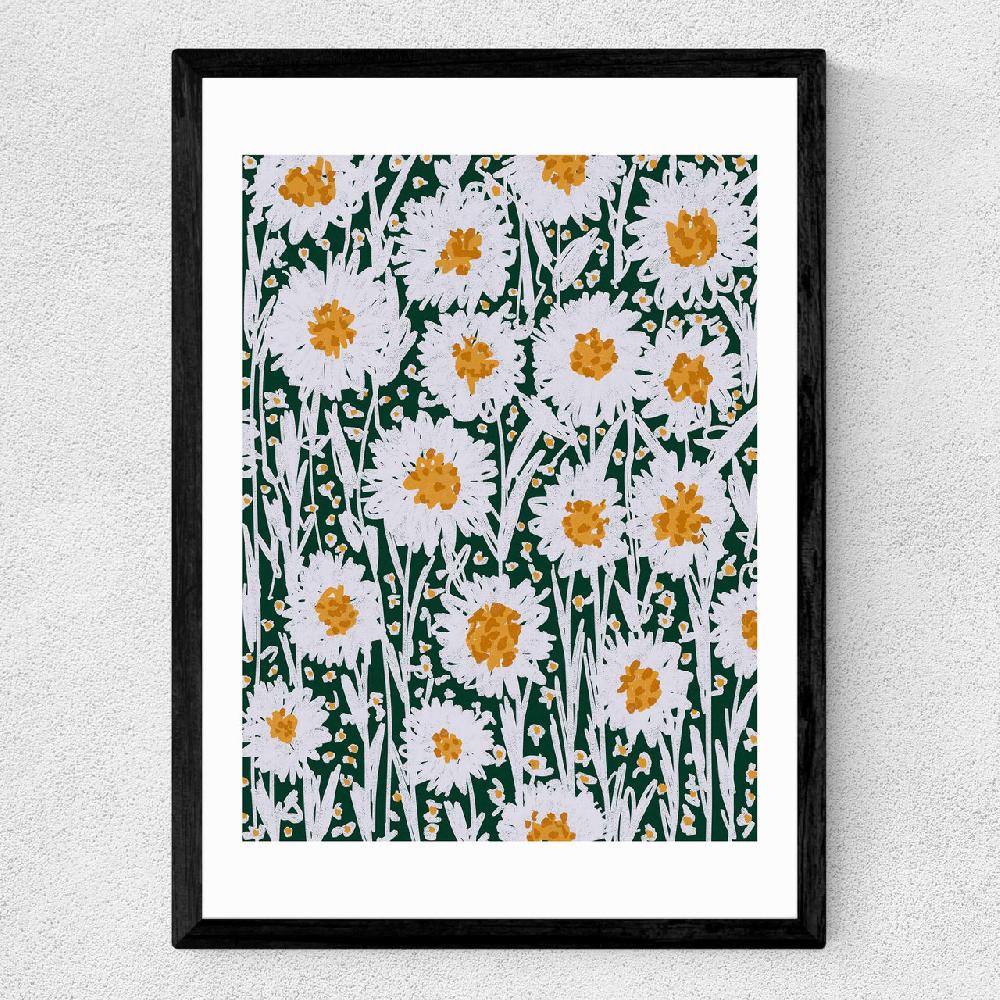 East End Prints Daisy Pattern