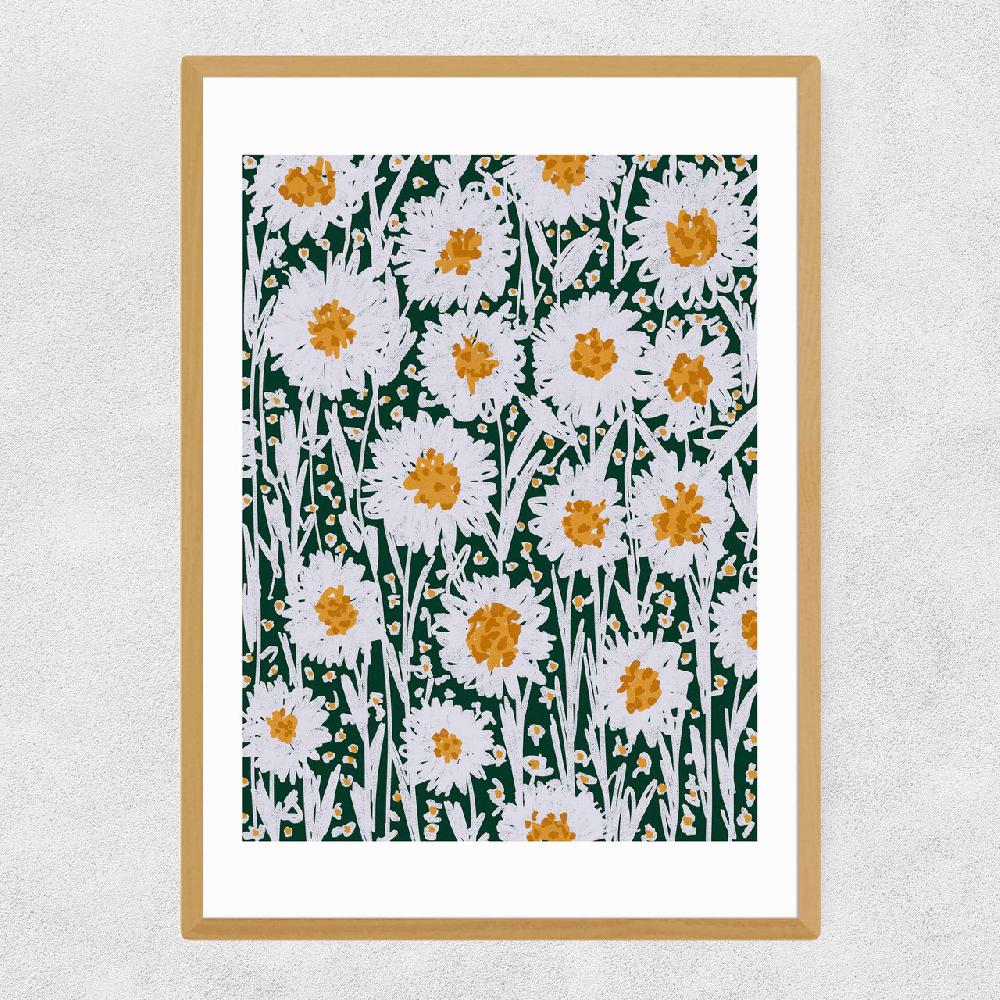 East End Prints Daisy Pattern
