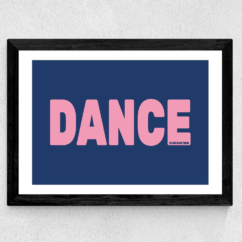 East End Prints Dance Blue