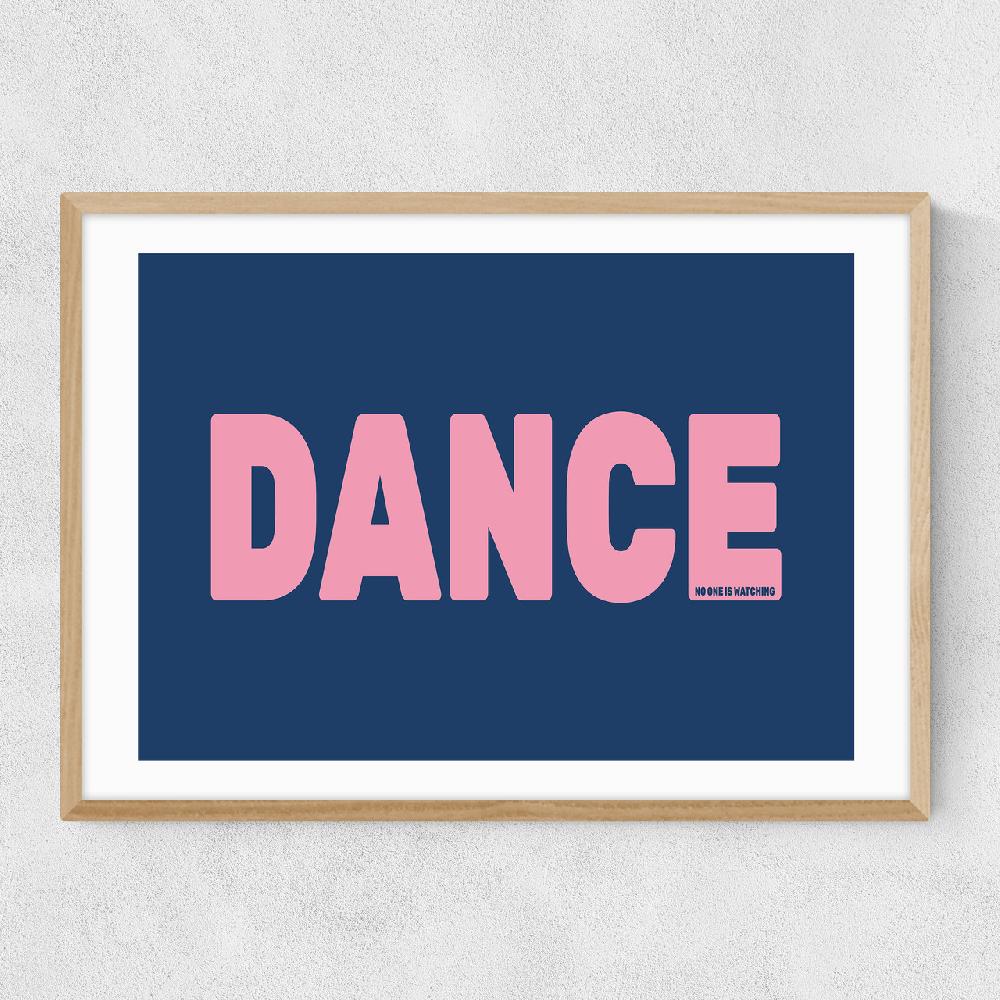 East End Prints Dance Blue
