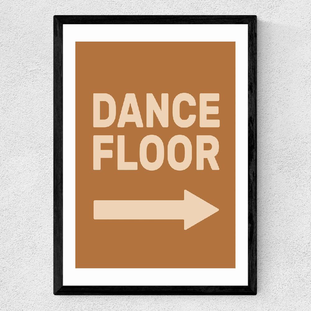 East End Prints Dance Floor Right Retro